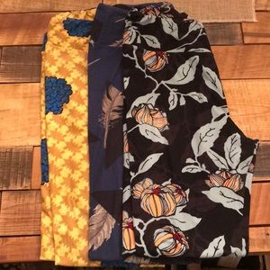 Three Pair of LuLaRoe Leggings TC